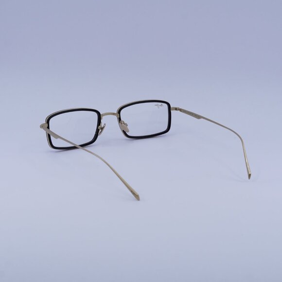 Maui Jim MJO2421 16B Eyeglasses Black/Gold 49mm Rectangle Frame - Picture 9 of 10